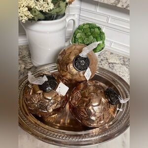 Trimsetter Glass Christmas Ornaments-Lot of 3 from Dillards